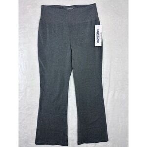 MUK LUKS Gray Bootcut Yoga Pants Trousers‎ Women's Athleisure Lounge Size L